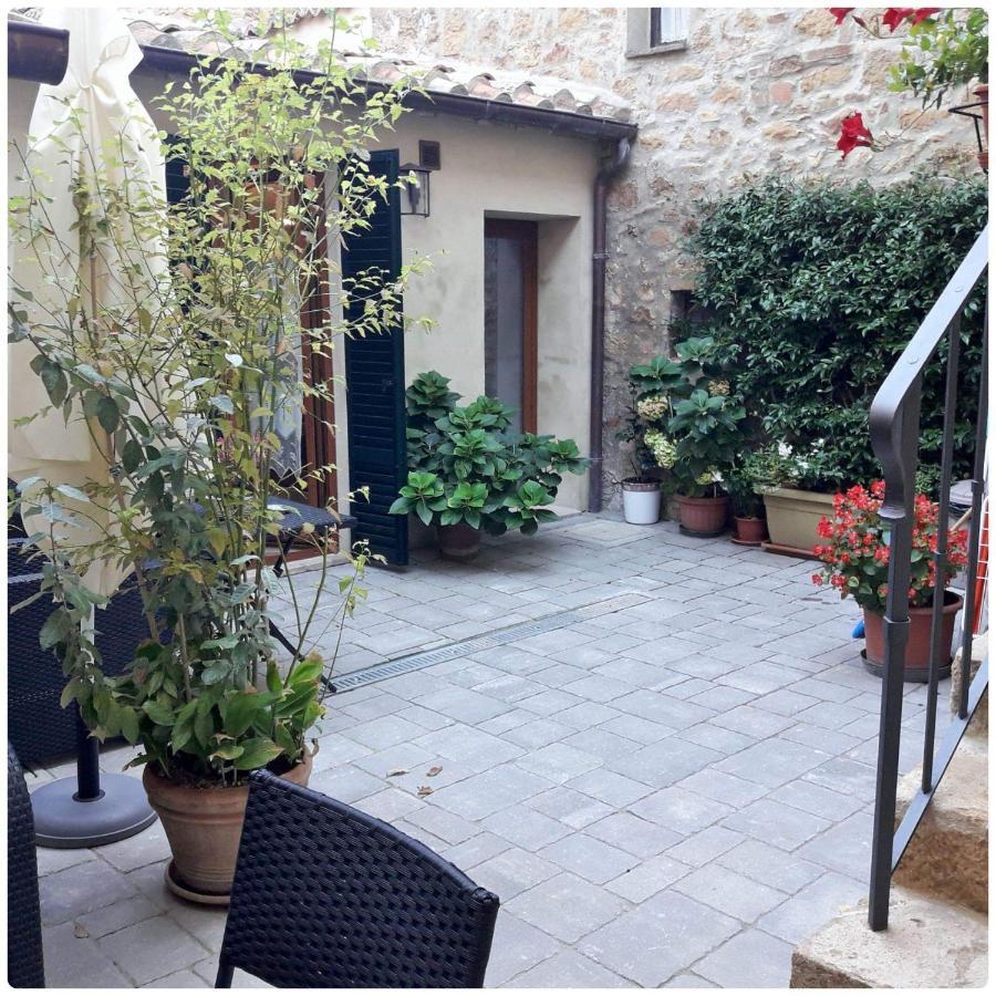 Apartamento La Corte Antica Pienza Exterior foto