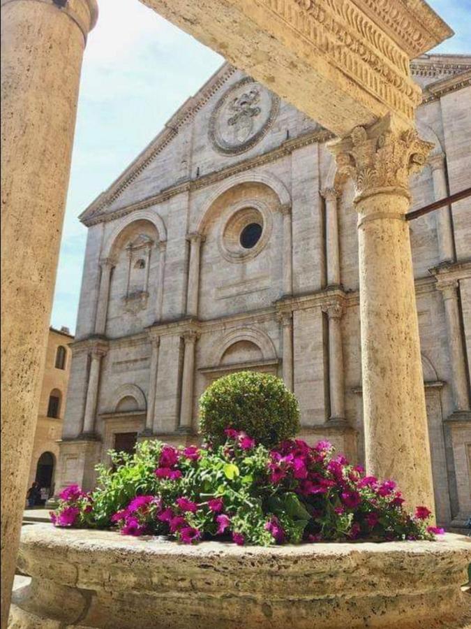 Apartamento La Corte Antica Pienza Exterior foto