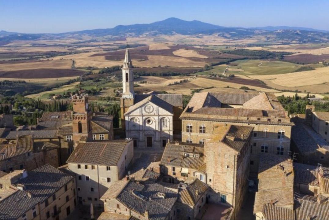 Apartamento La Corte Antica Pienza Exterior foto