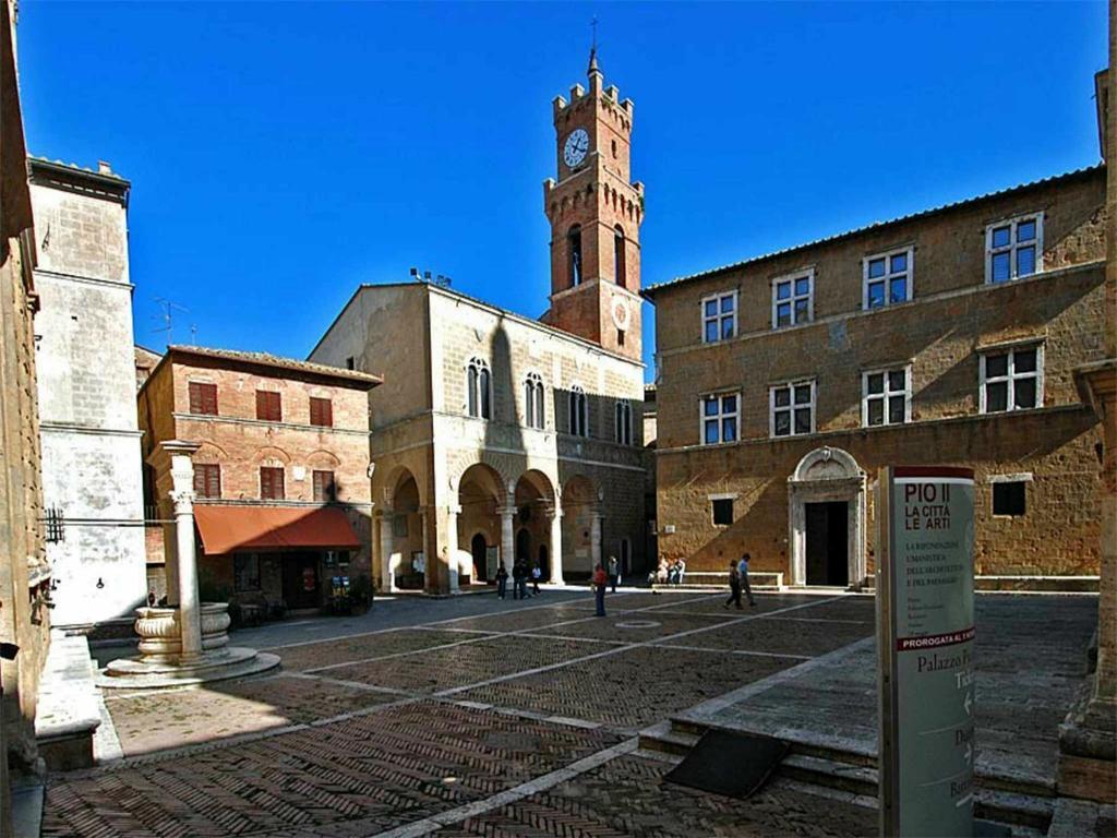 Apartamento La Corte Antica Pienza Exterior foto